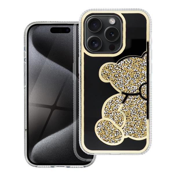 Futerał do iPhone 11 Teddy Bear złoty