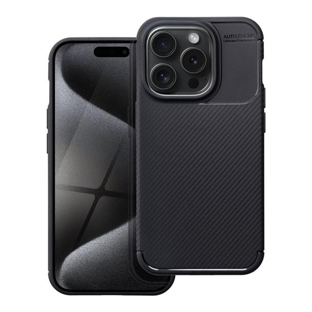Futerał do iPhone 15 PRO Carbon Premium czarny