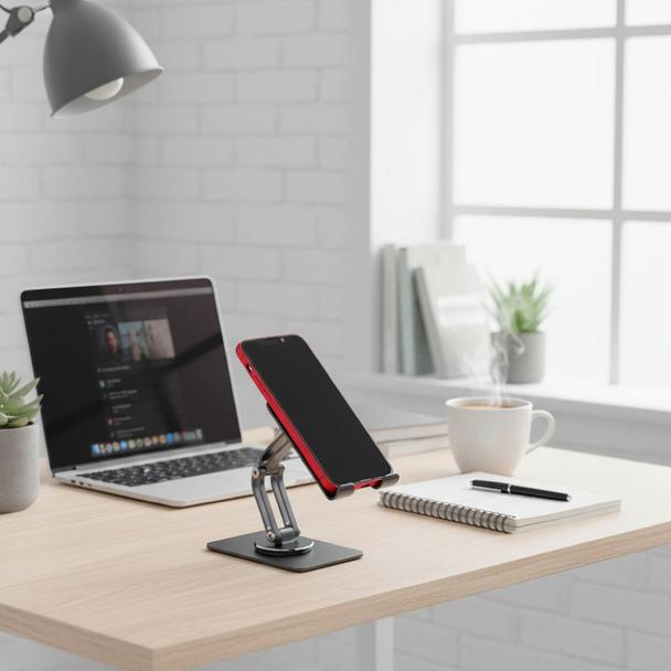 Uchwyt na telefon / tablet biurkowy składany Forcell F-Grip Fold Stand 2 360 szary