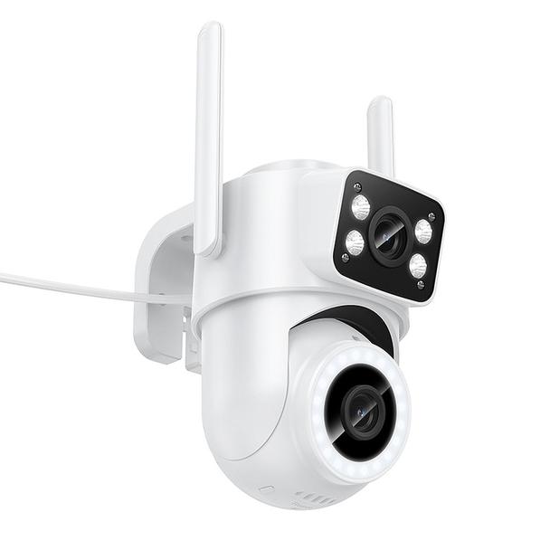 Kamera zewnętrzna 2MP Full HD Wi-Fi Hoco D9 biała
