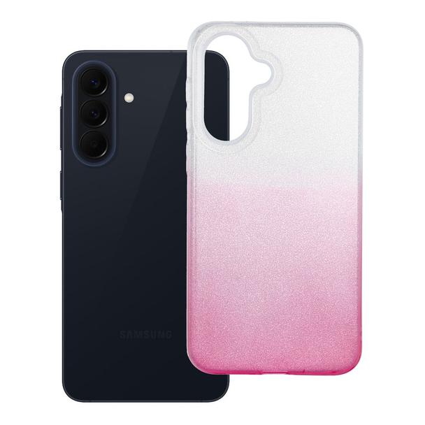 Etui na Samsung A57 5G Shining transparentne różowe