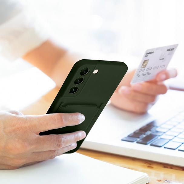 Futerał do Samsung A35 5G Card Case zielony