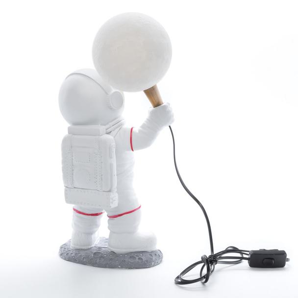 Lampka nocna ASTRONAUTA Art Deco stojący (wzór 1) AMTL