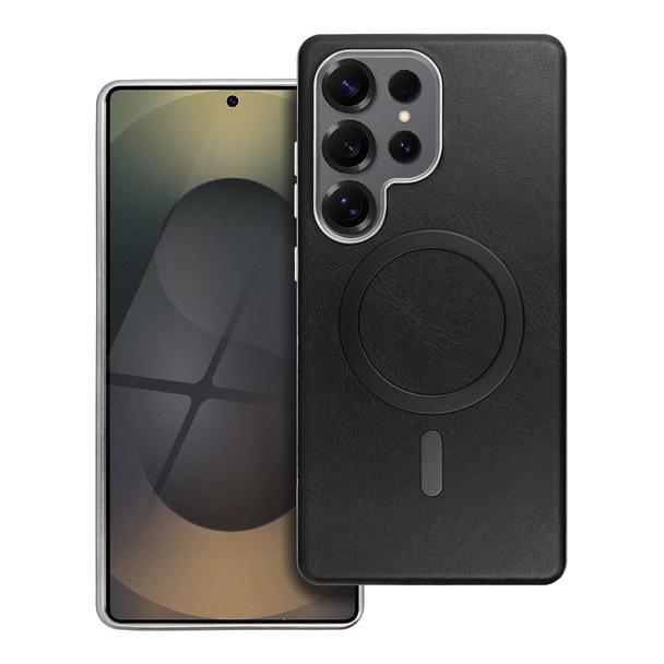 Futerał do Samsung A57 Gentleman Mag Cover zgodny z MagSafe czarny