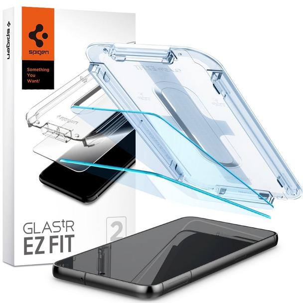 SPIGEN szkło hartowane GLAS.TR"EZ FIT" 2-pack do SAMSUNG S23 Plus transparent