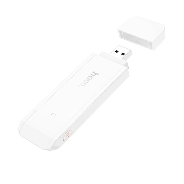Router bezprzewodowy przenośny USB A Hoco WiFi HI40 biały