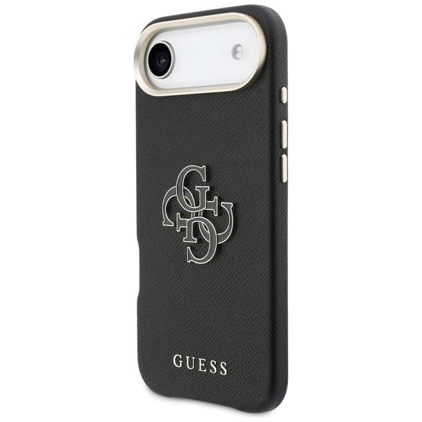 GUESS futerał do IPHONE 17 Air GUHCP17M5PS4RGGK (PU FW Resin Logo) czarny