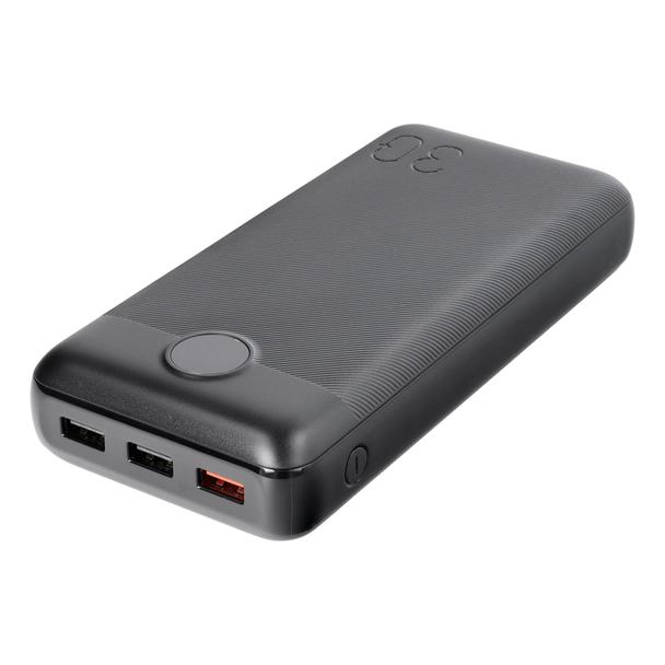 Powerbank Veger L30 (W3008PD) PD QC3.0 3A 20W 30000 mAh czarny 0INT