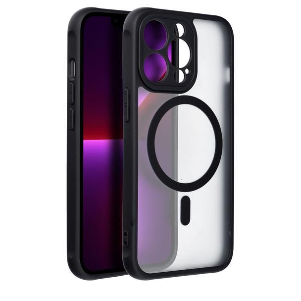 Futerał do iPhone 13 PRO Full Matte Mag Cover zgodny z MagSafe czarny