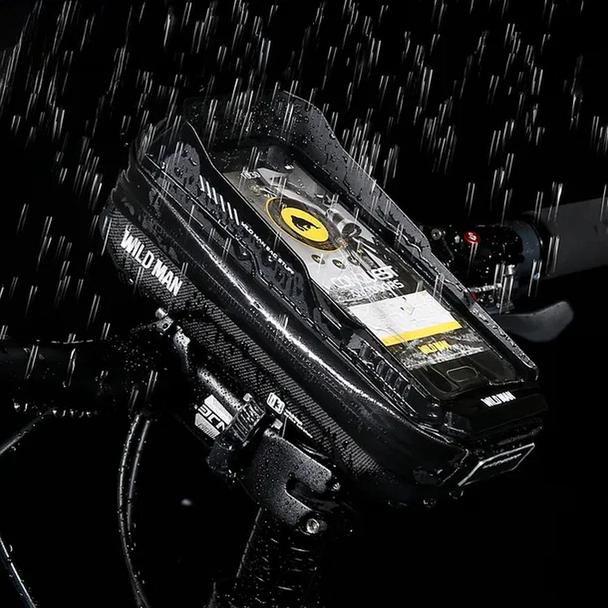 WILDMAN sakwa rowerowa na kierownicę na zamek 0,6L (4" - 7") XT3 czarna