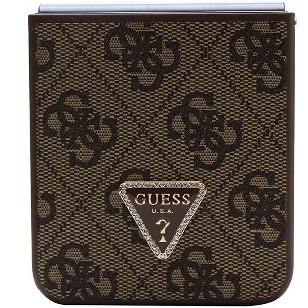 GUESS futerał do SAMSUNG Z Flip 5 GUHCZF5P4TDPW (4G Triangle Strass) brązowy