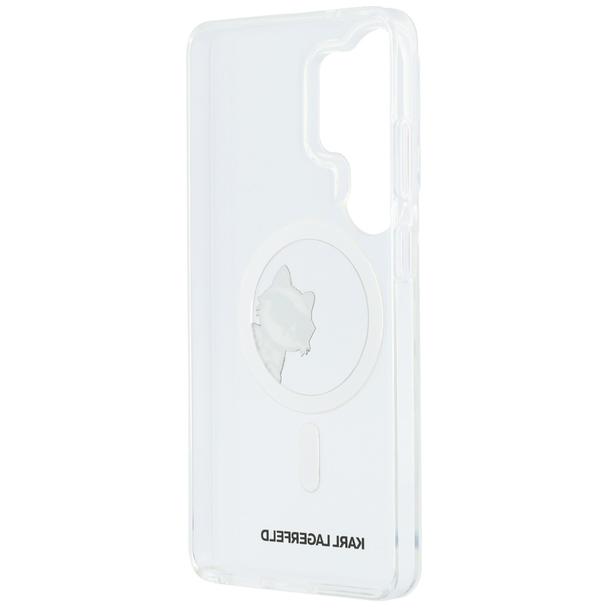 KARL LAGERFELD futerał do SAMSUNG S26 Ultra KLHMS26L6HCPSCT (Magnetic IML Peekaboo Choupette) transparentny