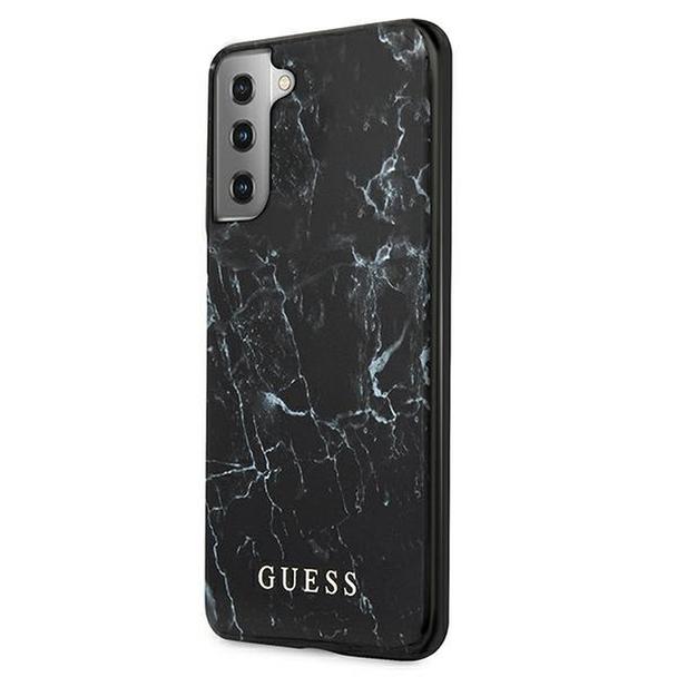 GUESS futerał do SAMSUNG S21 Plus GUHCS21MPCUMABK (Marble) czarny