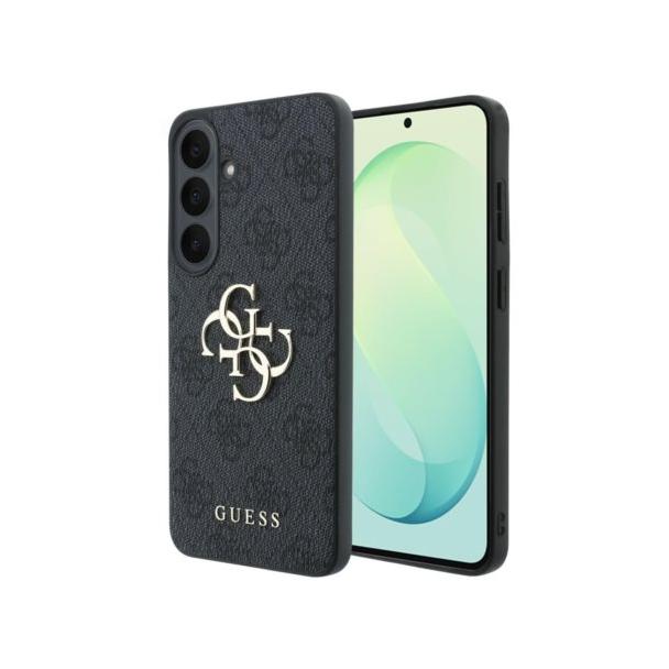 GUESS futerał do SAMSUNG S26 FE (Leather 4G Metal Logo) czarny