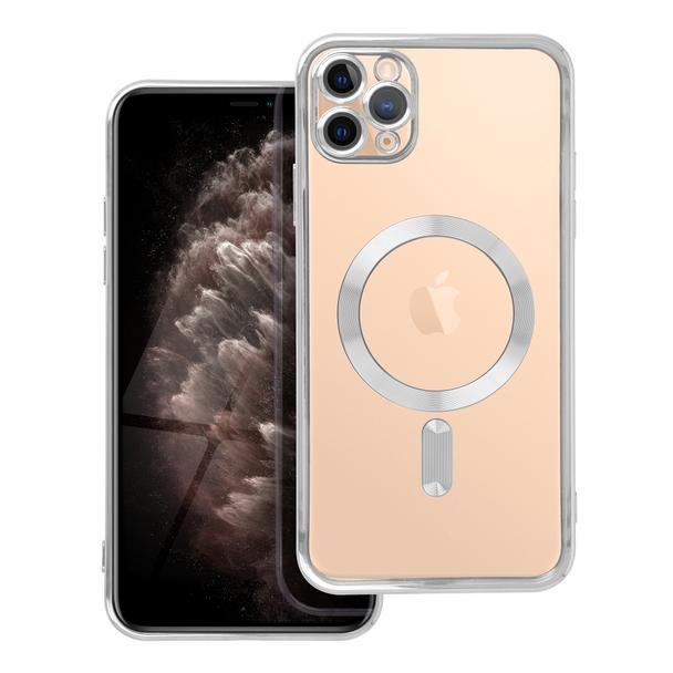 Futerał do iPhone 11 PRO MAX Electro Mag Cover zgodny z MagSafe srebrny