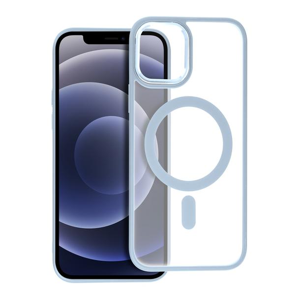 Futerał MATTE MAG COVER kompatybilny z MagSafe do IPHONE 12 / 12 Pro niebieski