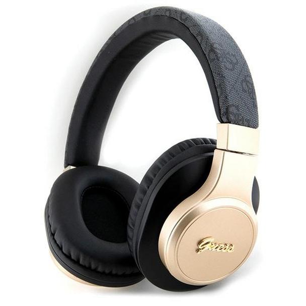 GUESS słuchawki bezprzewodowe bluetooth nauszne GUBH604GEMK (4G Script) czarne