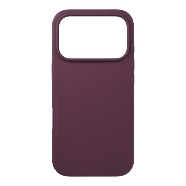 Etui na iPhone 18 Pro / 17 Pro Silicone 2mm (camera protection) dark cherry