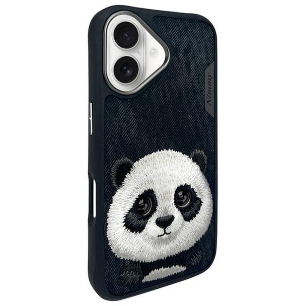 NIMMY futerał BIG EYED PET 2.0 Panda do IPHONE 16 czarny