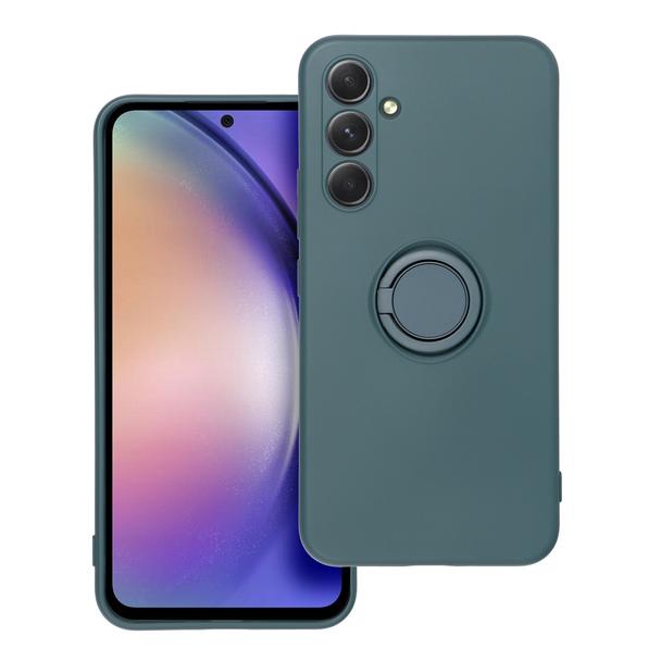 Futerał do Samsung A54 5G Silicone Ring zielony