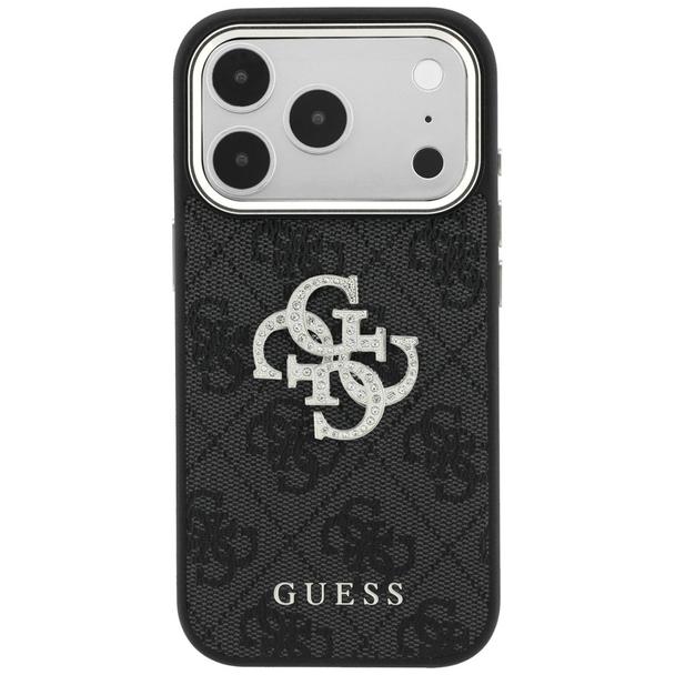 GUESS futerał do IPHONE 18 Pro /17 Pro (Big Strass Logo 4G) brązowy