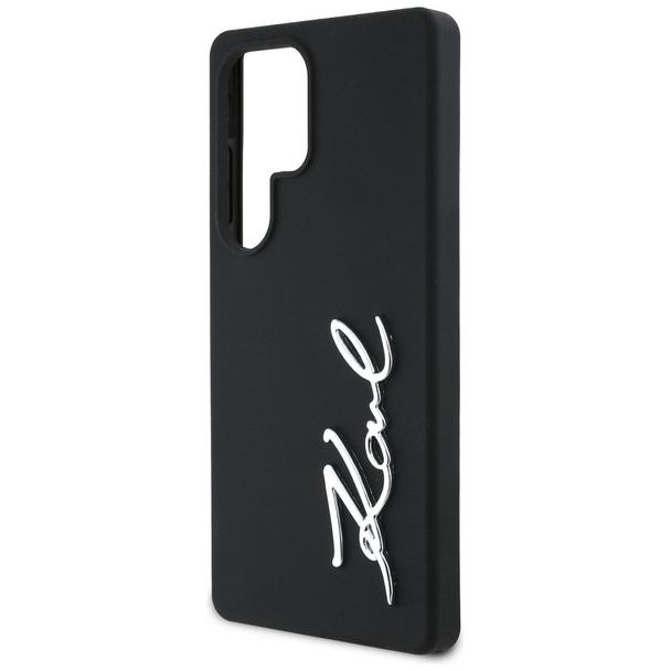 KARL LAGERFELD futerał do SAMSUNG S25 Ultra KLHCS25LSCMSMVK (Silicone Sign Metal Logo) czarny