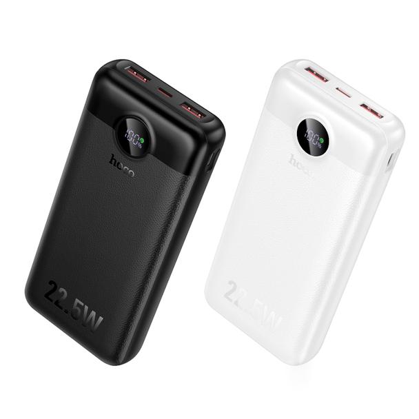 Powerbank Hoco 20000 mAh QC 22,5W+PD 20W LED J172A biały