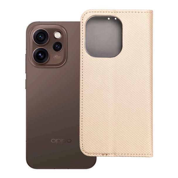 Etui z klapką na Oppo Reno 15 PRO 5G Smart Case Book złote