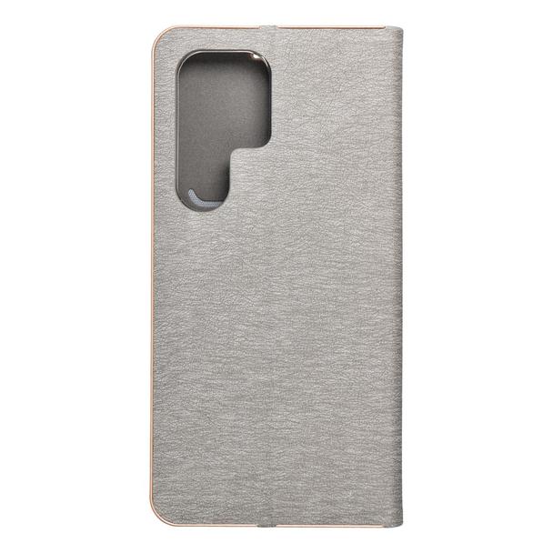 Etui z klapką na Samsung S24 ULTRA Luna Book Gold srebrne