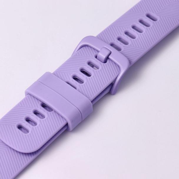 Pasek do zegarka 22 mm Titmo Strap S1 silicone lawendowy