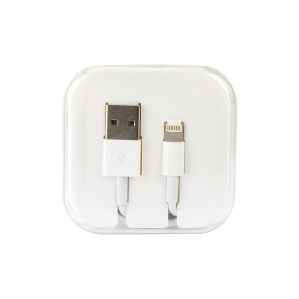 Kabel USB A do Lightning 1A 1 m HD4 box biały