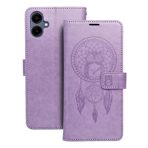 Etui z klapką na Samsung A06 Mezzo Book łapacz snów fioletowe