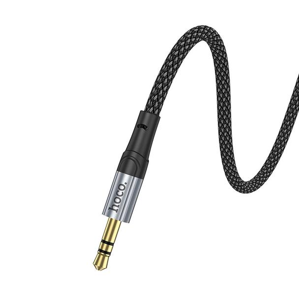 Kabel AUX USB C do Jack 3,5 mm Hoco 1 m UPA26 czarny