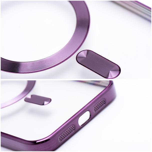 Futerał do iPhone 14 PLUS Electro Mag Cover zgodny z MagSafe fioletowy