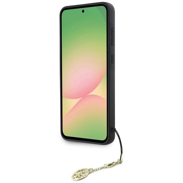GUESS futerał do SAMSUNG A56 GUHCSA56GF4GBR (PU 4G Charm) brązowy