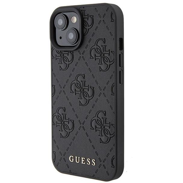 GUESS futerał do IPHONE 15 GUHCP15SP4EPMK (Quilted 4G Classic) czarny