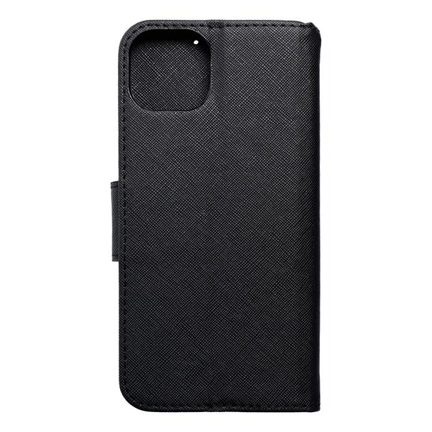 Etui z klapką na iPhone 15 PLUS Fancy Book czarne