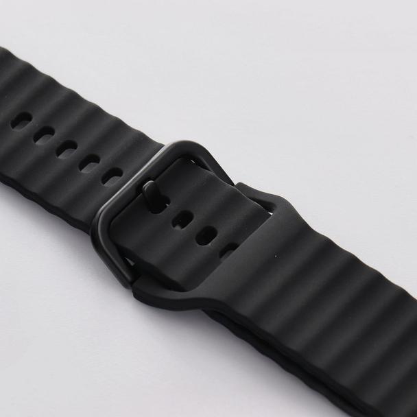 Pasek do zegarka 22 mm Titmo Strap S3 silicone czarny