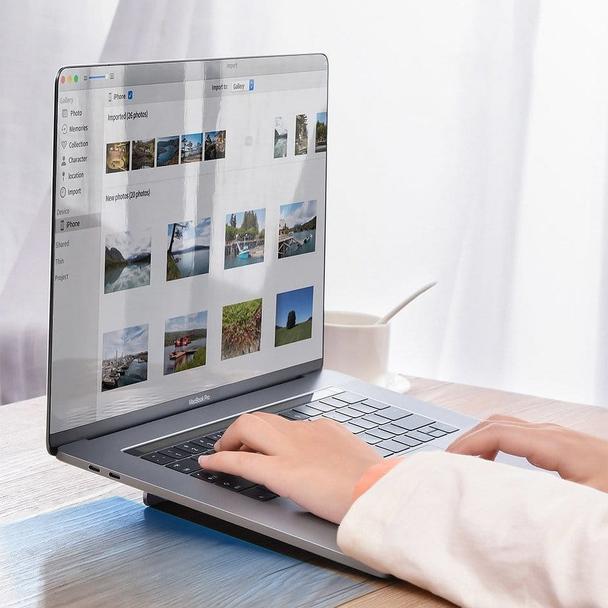 BASEUS podstawka pod laptop SUZC-0S srebrna