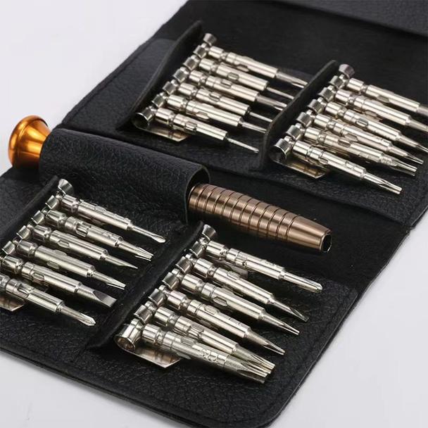 Zestaw śrubokrętów precyzyjnych / wkrętaków serwisowych, bitów 25w1 metal
