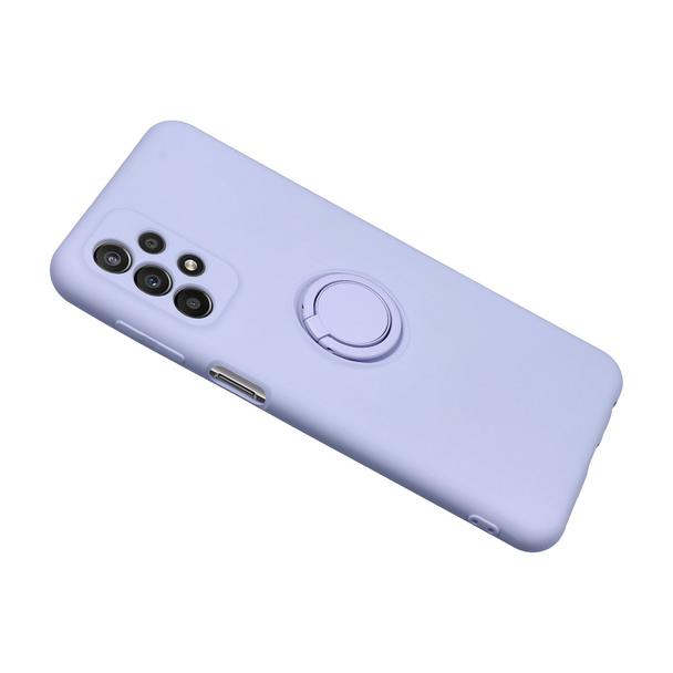 Futerał do Samsung A57 5G Silicone Ring fioletowy