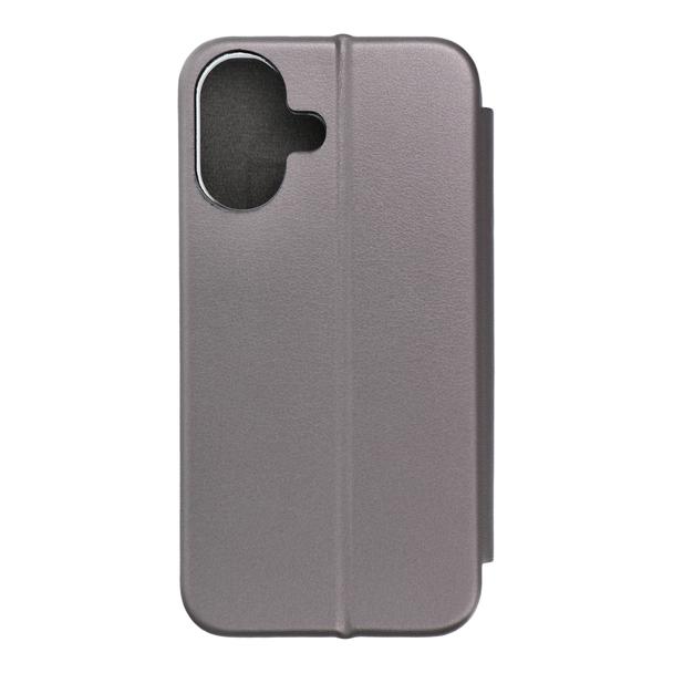 Etui z klapką na iPhone 17 Elegance Book stalowe