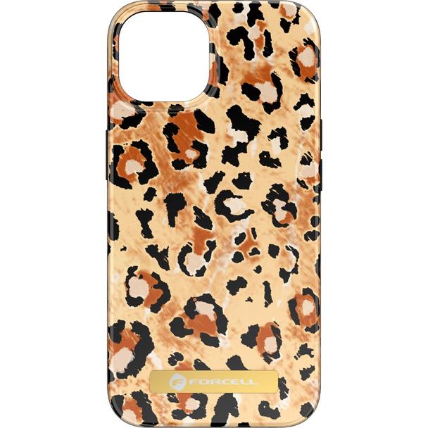 Etui na iPhone 14 Forcell F-Protect Mirage zgodny z MagSafe wild panther