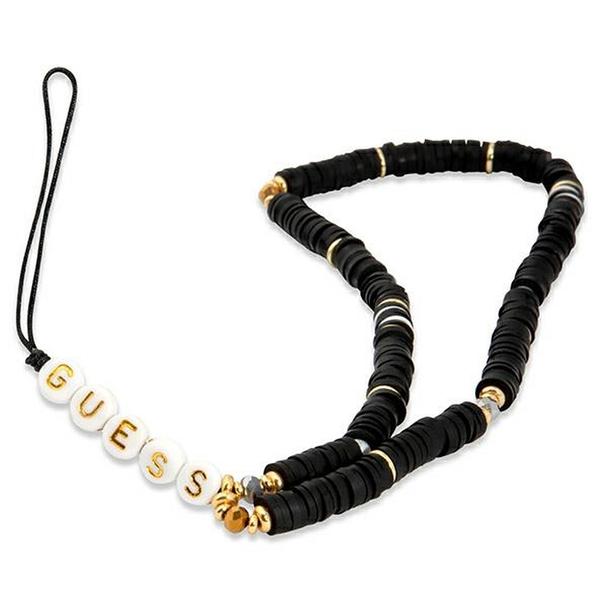 GUESS zawieszka GUSTPEARK (Heishi Beads) czarna