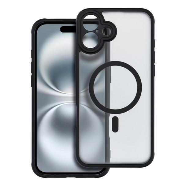 Futerał do iPhone 16 PLUS Full Matte Mag Cover zgodny z MagSafe czarny