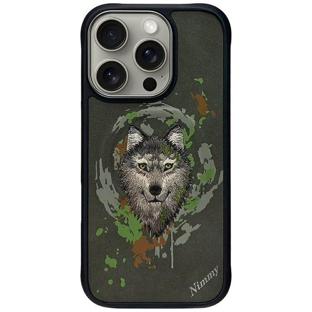 NIMMY futerał WILK kompatybilny z MagSafe do IPHONE 16 Pro Max ciemno szary