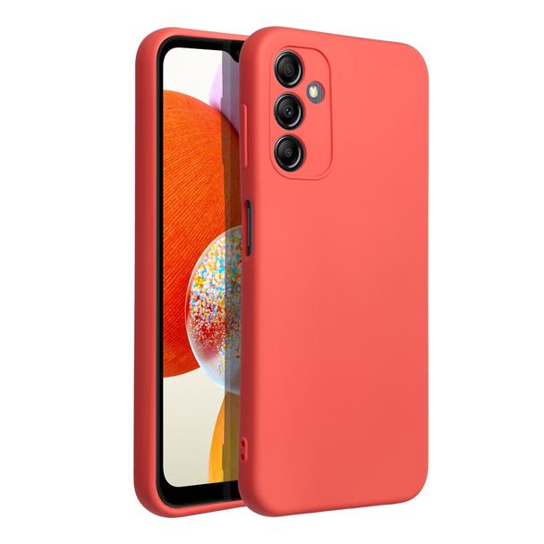 Futerał do Samsung A14 5G / A14 4G Silicone brzoskwiniowy