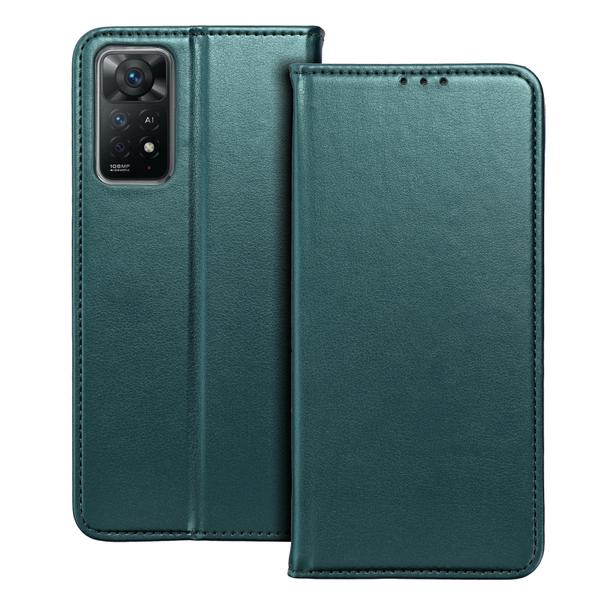 Etui z klapką na Oppo Reno 16F / 16FS Smart Magneto ciemnozielone