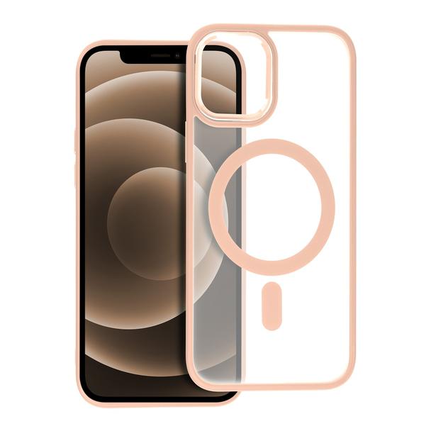 Futerał MATTE MAG COVER kompatybilny z MagSafe do IPHONE 12 / 12 Pro różowy