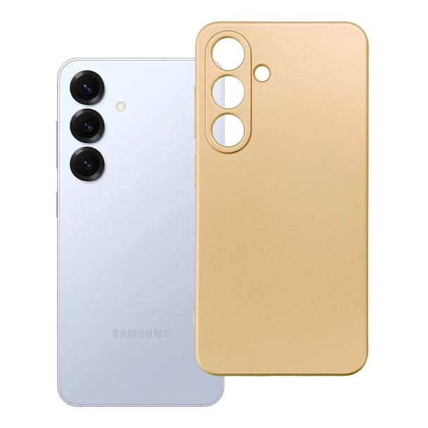 Futerał do Samsung S25 Metallic złoty